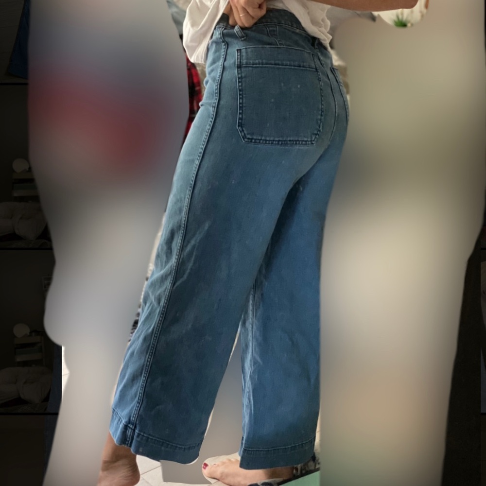 Madewell wide leg denim jeans